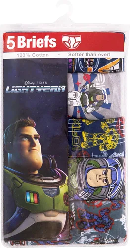 Vista 3 de Disney Buzz Light Year - Paquete múltiple de ropa interior para niños
