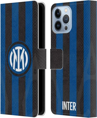 Vista 19 de Head Case Designs Officially Licensed Inter Milan Away 2025/26 Crest Kit Leather Wallet Case Compatible with Apple iPhone 11
