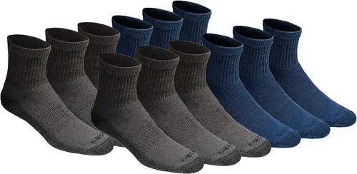Vista 42 de Dickies Calcetines Dri-Tech para hombre con control de humedad, disponibles en tallas M-XXL (6, 12, 18 pares)
