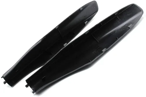 Vista 8 de Juego de 4 portaequipajes para techo de coche, ABS, color negro, tapa de extremo de riel, cubierta protectora para Prado 2003-2009 2.7 4.0