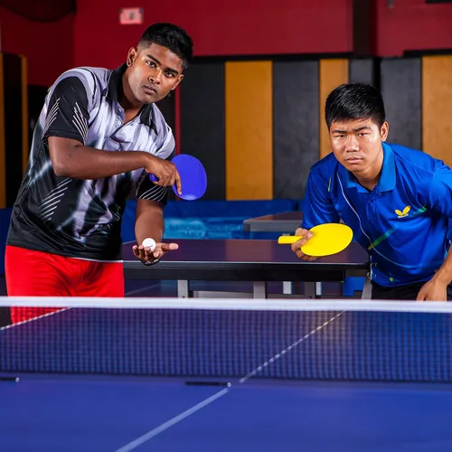 Vista 7 de Champion Sports PN5 - Raqueta de tenis de mesa de plástico, surtido