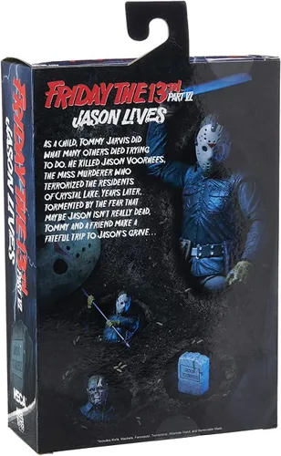 Vista 4 de Figura de acción NECA viernes 13 ultima parte 6 Jason (7 pulgadas escala)