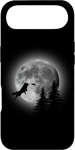 Vista 27 de Border Collie Catching Frisbee Moon Case for iPhone 16