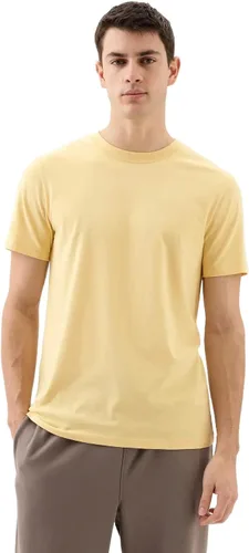Vista 35 de Camiseta de cuello redondo Gap para hombre, mangas cortas, estilo casual Negro