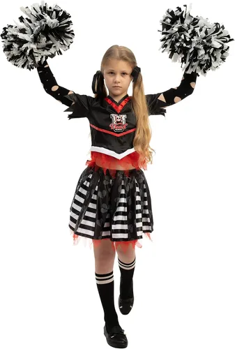 Vista 3 de Spooktacular Creations Disfraz de animadora sin espíritu para niñas