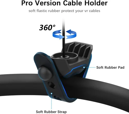 Vista 6 de AMVR Versión profesional Sistema de gestión de cables VR, 6 paquetes de sistema de polea de techo para Oculus QuestQuest 2RiftRift SÍndice