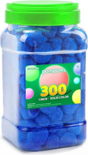Vista 49 de Eppingwin - 2000 pompones negros, pompones suaves de 1 cm para manualidades, 0.4 pulgadas para proyectos de bricolaje de arte y manualidades (negro)