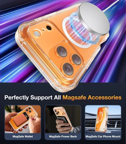 Vista 387 de DIACLARA - Funda transparente compatible con iPhone XR 6.1 pulgadas 2018
