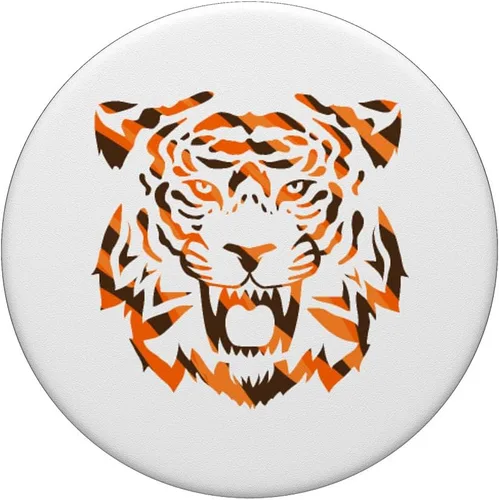 Vista 3 de Bengal Tiger Art Design - PopSockets intercambiables para hombres, mujeres y niños