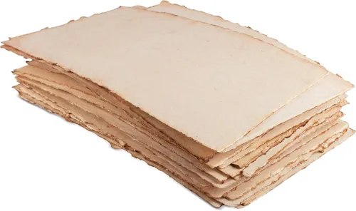 Vista 12 de Wanderings 300 g/m² Papel de acuarela hecho a mano grueso – 4x6 Papel vintage hecho a mano con borde engarzado – Papel antiguo prensado en frío