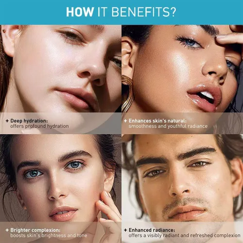 Vista 3 de AIWEI Crema hidratante facial de colágeno – Hidratante, hidratante y recuperación – Crema facial de día y noche con retinol y ácido hialurónico