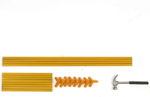 Vista 5 de DouSeiAi 10 piezas de mesa de metal para mesas de boda, plantas, jarrón dorado alto, columna geométrica de flores para decoración de bodas, fiestas