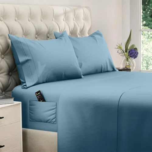 Vista 62 de DREAMCARE - Juego de sábanas de tamaño individual XL, 3 piezas, refrescantes, extralargas, suaves y duraderas de 100% poliéster de microfibra