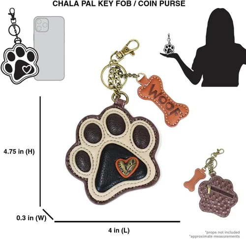 Vista 54 de CHALA Dog Collection - Llavero decorativo para mujer