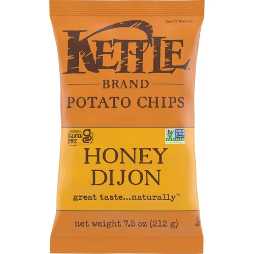Vista 45 de Kettle Brand Papas Fritas, Backyard Barbeque Kettle Chips, Bolsa de Aperitivos, 1.5 Oz