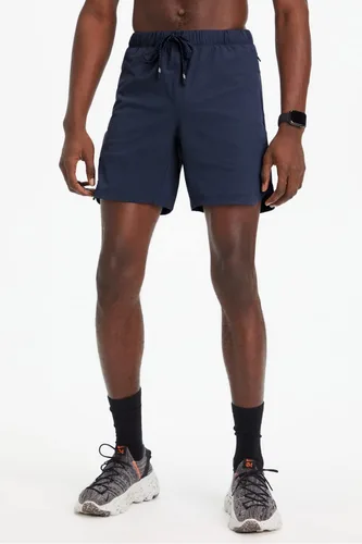 Vista 17 de Fabletics The One - Pantalón corto para hombre (forro), entrenamiento, natación, ligero, de secado rápido, bolsillo con cremallera, tejido elástico