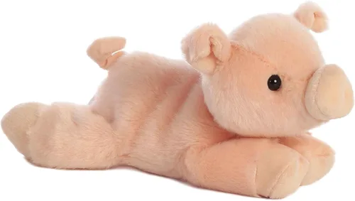 Vista 16 de Aurora® Adorable Mini Flopsie™ Mei Mei™ Animal de peluche, facilidad juguetona, compañeros atemporales, color blanco, 8 pulgadas