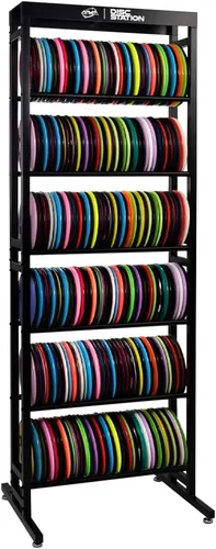 Vista 9 de MVP Disc Sports Estante de almacenamiento de discos Disc Station (elige tu tamaño y color)