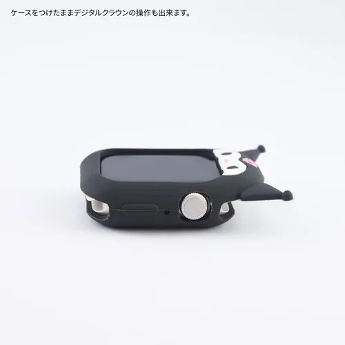 Vista 4 de Gourmandise SANG-232KU Sanrio Characters - Carcasa de silicona compatible con Apple Watch (41/1.575 in, Chromi)