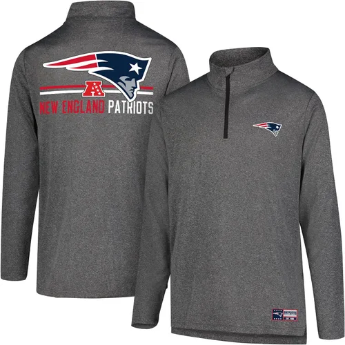 Vista 70 de Ultra Game Camiseta oficial de la NFL de manga larga con cremallera de un cuarto para hombre