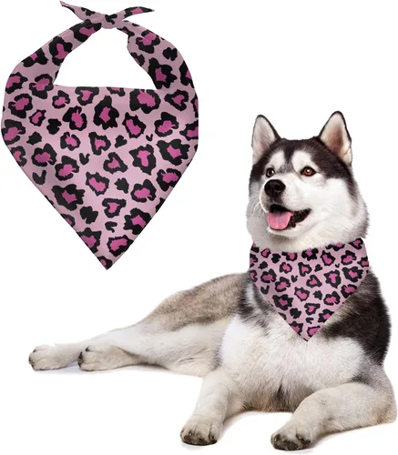 Vista 8 de Howilath Bandana con estampado de murciélago y luna para perro, baberos triangulares, bufanda clásica para mascotas, pañuelo, suministros