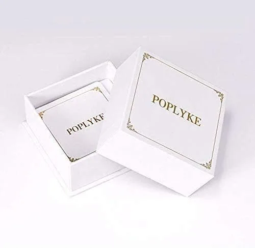 Vista 7 de POPLYKE Pulsera de plata de ley 925 con infinitovacaalacruzcorazón para mamá e hija, joyería para regalos de cumpleaños