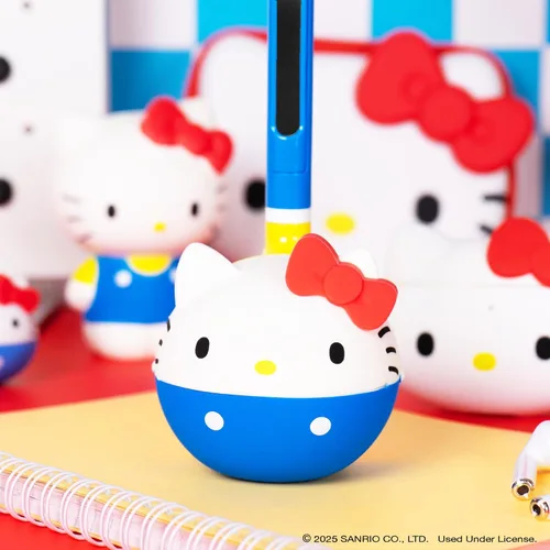 Vista 7 de Otamatone Classic Hello Kitty [licencia oficial de Sanrio] Instrumento musical electrónico de personaje japonés Sintetizador portátil de Japón Maywa
