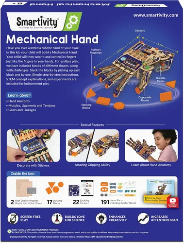 Vista 7 de Smartivity Juguete mecánico robótico STEM de mano para niños de 8 a 14 años