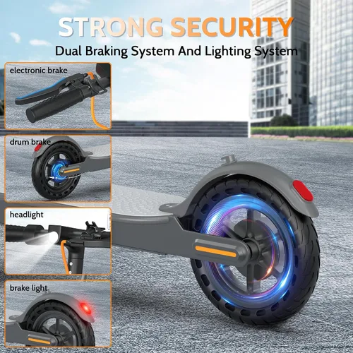Vista 4 de Aovowheel Scooter eléctrico para adultos, plegable E Scooter Conmuting