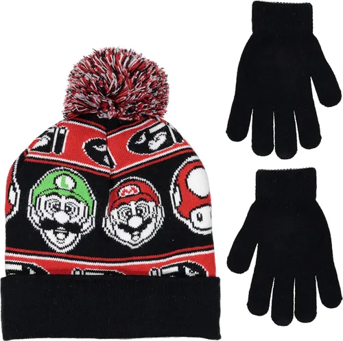 Vista 3 de Nintendo Super Mario 4015 - Gorro de invierno para niños