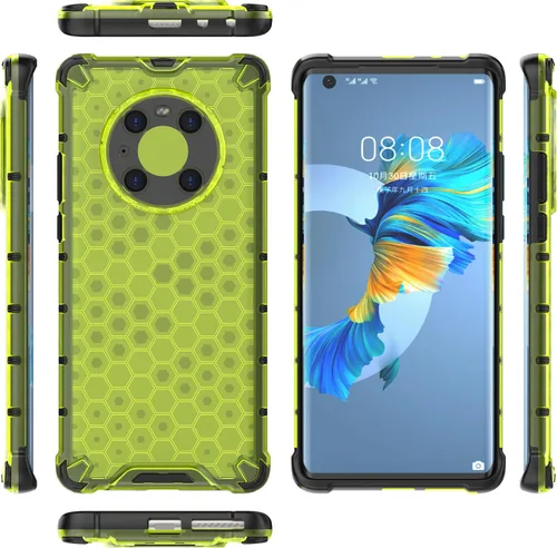 Vista 258 de Pzwoxukhov Funda compatible con Huawei Nova 3i, compatible con Huawei P Smart+ 2018 Honeycomb Anti-Drop Shock-Absorbing Case Negro