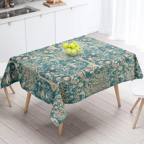 Vista 33 de Mantel azteca suroeste, diseño étnico tribal geométrico, estilo vintage, bohemio, elegante, lavable, para comedor, cocina, granja, fiesta
