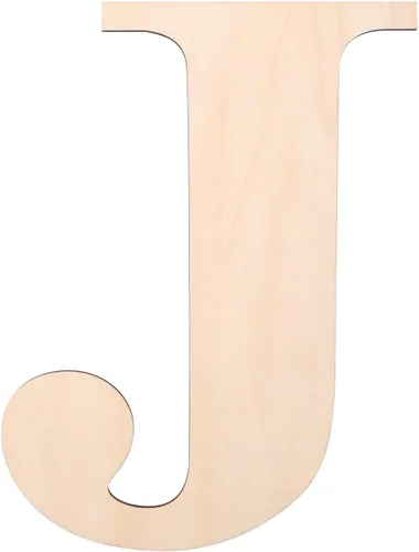 Vista 26 de Letra de madera de 12 pulgadas, letras de madera para decoración de pared, letras de madera sin terminar en blanco de 1/5 pulgadas para decoración