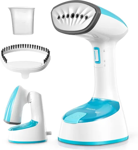 Vista 9 de Reemix Vaporizador para Ropa, Diseño Plegable de Mano, Removedor de Arrugas para Ropa, Vapor Penetrante Fuerte de 20g/min, Calentamiento Rápido