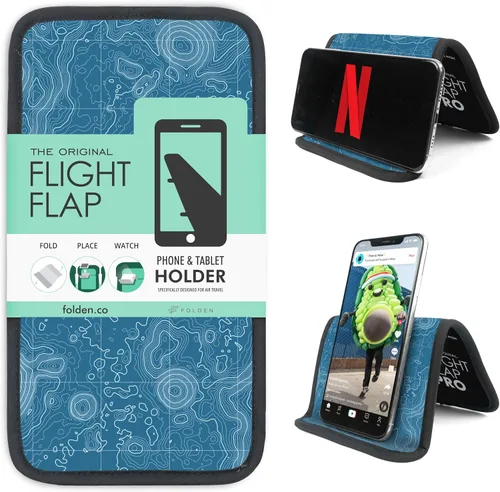 Vista 17 de Soporte flexible para tablet de avión, soporte flexible para teléfono celular y tableta, extra grande de 12 x 7 pulgadas, soporte plegable