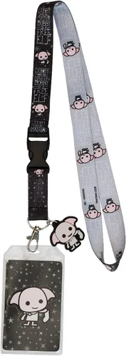 Vista 3 de Loungefly Harry Potter Dobby - Cordón estampado completo con dije Dobby