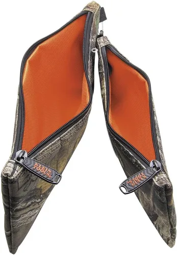 Vista 8 de Klein Tools 55560 Bolsas con cremallera, las bolsas de camuflaje son de 12.5 y 10 pulgadas, camuflaje de tejido balístico 1680d de 2 piezas