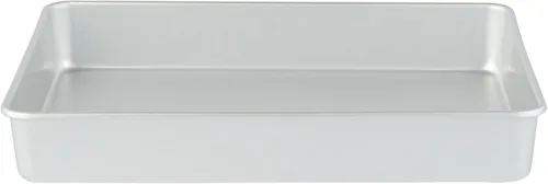 Vista 9 de Restaurantware-Met Lux Molde para Hornear de Lados Rectos de 18 x 12 x 2 Pulgadas, 1 Molde Rectangular para Pastel - Listo para Horno, Congelable