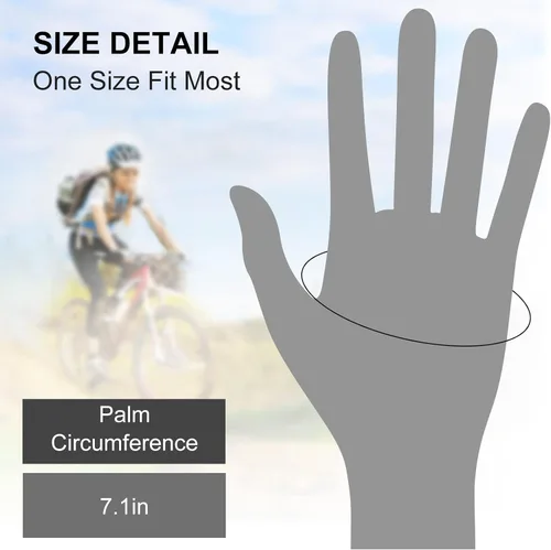 Vista 7 de Accmor Guantes de cuero punk, guantes sin dedos para mujeres, conducción, ciclismo, deportes, cosplay, rendimiento, guantes de medio dedo