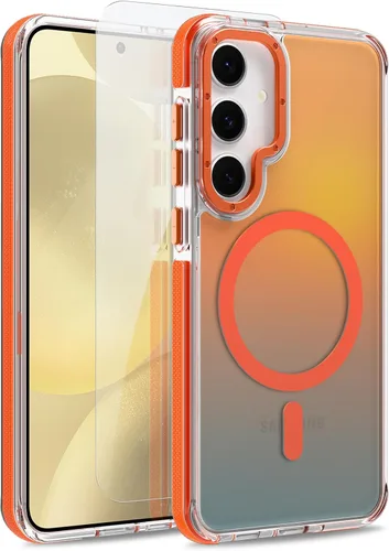 Vista 19 de Funda magnética para Google Pixel 10 Pro XL [compatible con Magsafe] [bonito diseño fluorescente de moda] a prueba de golpes, delgada, translúcida