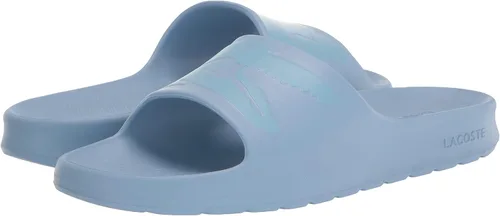 Vista 7 de Lacoste Sandalias Croco Slide para hombre, Negro