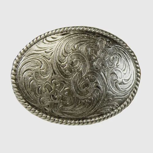 Vista 2 de HOOey Western Belt Boy Roughy Distress Deboss Logo 28 Havanna 1675BEJ4, Marrón