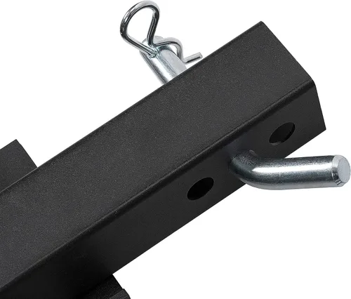 Vista 6 de KUAFU Enganche Universal con Luz de Freno LED Compatible con Receptor de 2 Pulgadas, Barra de Paso Trasero con Protector de Parachoques