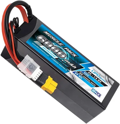 Vista 3 de NHX Muscle Pack 4S 14.8V 6000mAh 50C - Batería Lipo con conector XT60