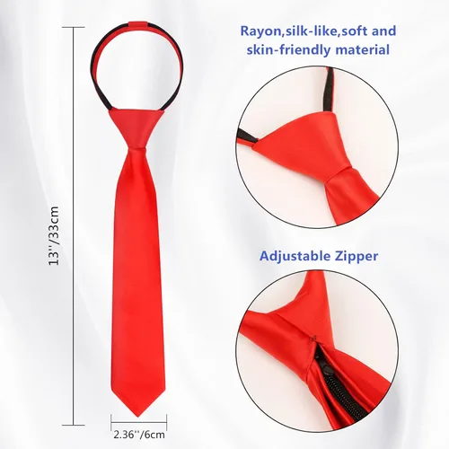 Vista 3 de Alizeal Conjunto clásico de corbatín, corbata y chaleco de traje para niños