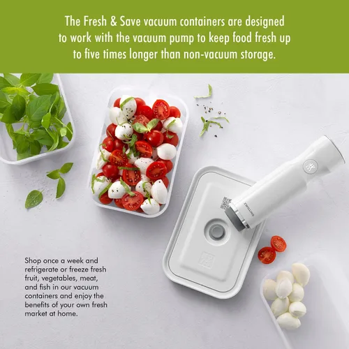 Vista 4 de ZWILLING Recipiente hermético grande de almacenamiento de alimentos Fresh & Save, contenedor de preparación de comidas, sin BPA