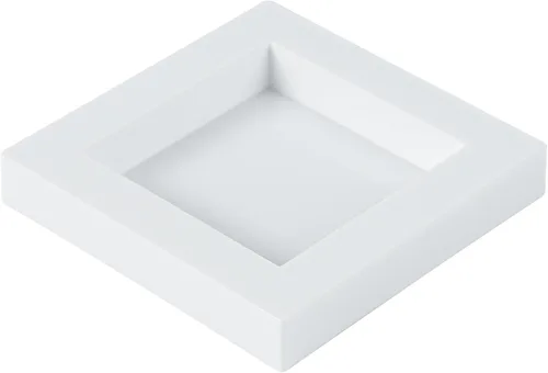 Vista 9 de Restaurantware Platos de postre de 2.5 x 2.5 pulgadas, 20 platos desechables para aperitivos, para alimentos fríos, mini platos de plástico negro