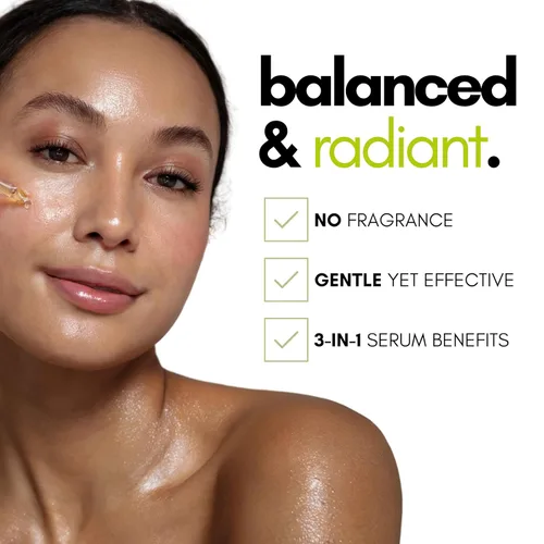 Vista 6 de SkinSetGo - Suero de ácido kójico para cara y cuerpo, ácido kójico prémium con vitamina C, mezcla AHA y BHA, suero diario ligero de 1 onza