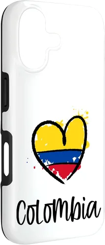 Vista 3 de Colombia Heart Art Cool South America Spanish Colombian Gift Case for iPhone 17
