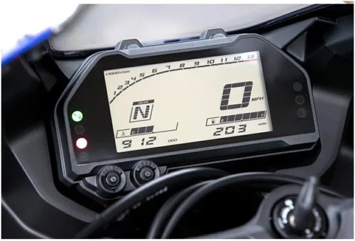 Vista 3 de LAHTI Protector de pantalla de salpicadero para Yamaha y aha YZF R3 R25 MT-03 MT03 2019-2020 Protector de pantalla de protección contra arañazos